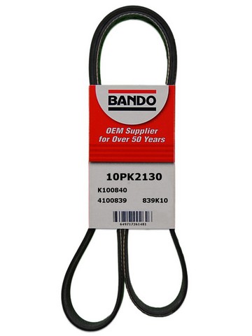 Bando 10PK2130 Accessory Drive Belt For FORD