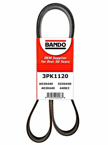 Bando 3PK1120 Accessory Drive Belt For TOYOTA