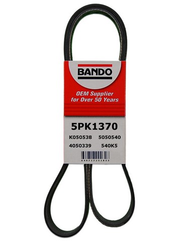 Bando 5PK1370 Accessory Drive Belt For CHRYSLER,DODGE,MITSUBISHI