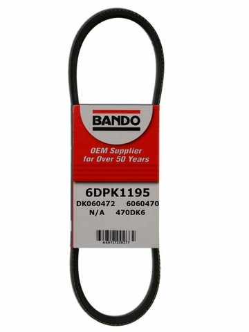 Bando 6DPK1195 Accessory Drive Belt For AUDI,VOLKSWAGEN