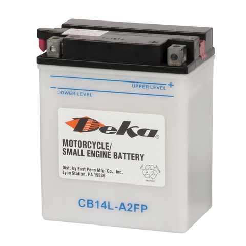Deka YB14LA2FP Vehicle Battery For APRILIA,ARCTIC CAT,BMW,GIANT-VAC,HONDA,KAWASAKI,MOTO GUZZI,MOTO-SKI,SCORPION,SUZUKI,TIGERSHARK,TRIUMPH,YAMAHA