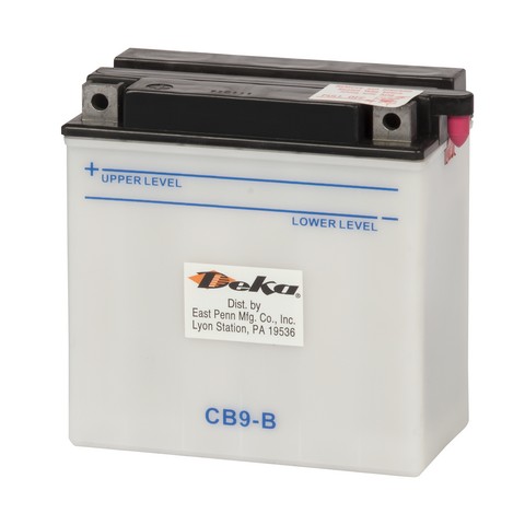 Deka YB9B Vehicle Battery For APRILIA,HONDA,KAWASAKI,PIAGGIO,TRIUMPH,VESPA