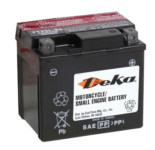 Deka YTX5LBSFP Vehicle Battery For APRILIA,ARCTIC CAT,ATK,BETA,E-TON,HONDA,HUSABERG,HUSQVARNA,KAWASAKI,KTM,KYMCO,POLARIS,SUZUKI,YAMAHA