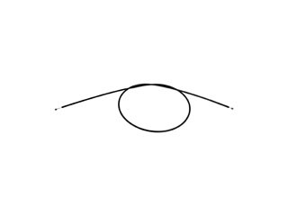 Dorman - OE Solutions 912-050 Hood Release Cable For VOLVO