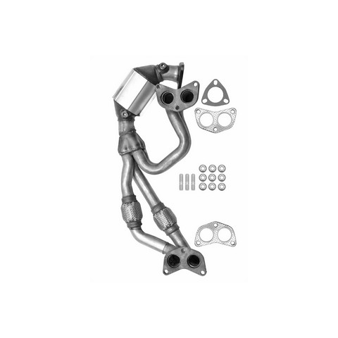 AP Exhaust 808587 Exhaust Manifold with Integrated Catalytic Converter For SUBARU