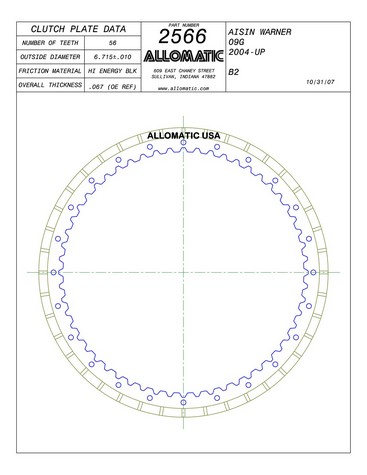 Allomatic 512566 Friction Plates For VOLKSWAGEN / AUDI