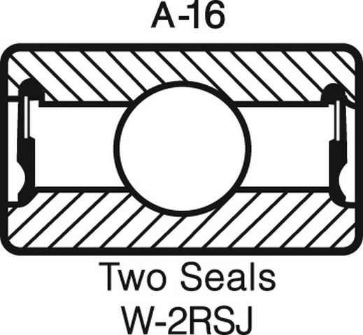 SKF W6205-2RSJ Alternator Bearing For FORD