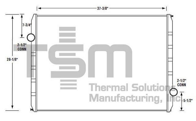 Thermal Solutions Manufacturing 437209S Radiator For FORD,FORD / STERLING,STERLING TRUCK