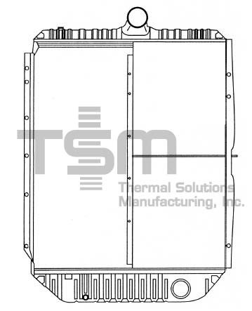 Thermal Solutions Manufacturing 437300S CB / SOLDER ON TANK For INTERNATIONAL / NAVISTAR