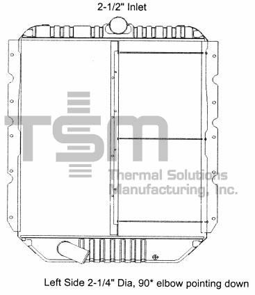 Thermal Solutions Manufacturing 437303S Radiator For INTERNATIONAL,INTERNATIONAL / NAVISTAR