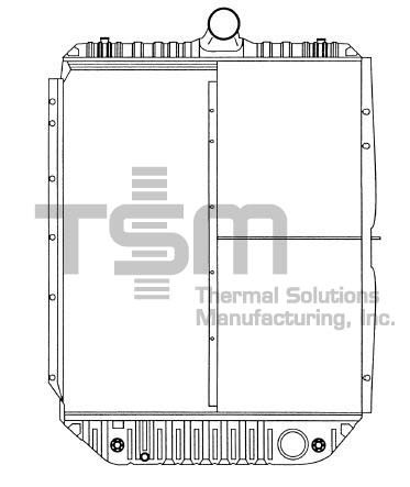 Thermal Solutions Manufacturing 437305S CB / SOLDER ON TANK For INTERNATIONAL / NAVISTAR
