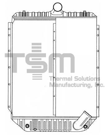 Thermal Solutions Manufacturing 437310S Radiator For IC CORPORATION,INTERNATIONAL,INTERNATIONAL / NAVISTAR