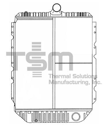 Thermal Solutions Manufacturing 437325S Radiator For IC CORPORATION,INTERNATIONAL,INTERNATIONAL / NAVISTAR