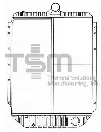 Thermal Solutions Manufacturing 437326S CB / SOLDER ON TANK For INTERNATIONAL / NAVISTAR