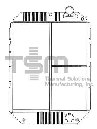 Thermal Solutions Manufacturing 437328S Radiator For IC CORPORATION,INTERNATIONAL,INTERNATIONAL / NAVISTAR