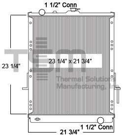Thermal Solutions Manufacturing 437406P Radiator For CHEVROLET,GMC,ISUZU