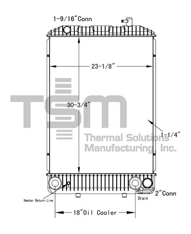 Thermal Solutions Manufacturing 437462P Radiator For CHEVROLET,CHEVROLET / GMC,GMC,ISUZU