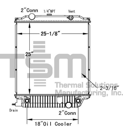 Thermal Solutions Manufacturing 437491P AP / PLASTIC TANK For SPARTAN