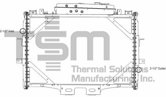 Thermal Solutions Manufacturing 437599 Radiator For KENWORTH