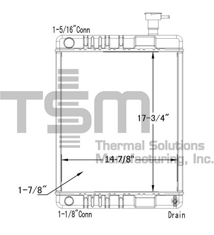 Thermal Solutions Manufacturing 437700 AA / ALUM TANK For LINCOLN WELDER