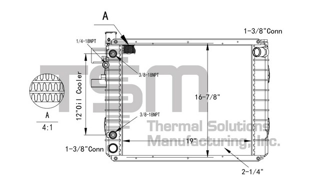 Thermal Solutions Manufacturing 437770 AP / PLASTIC TANK For HYSTER / YALE