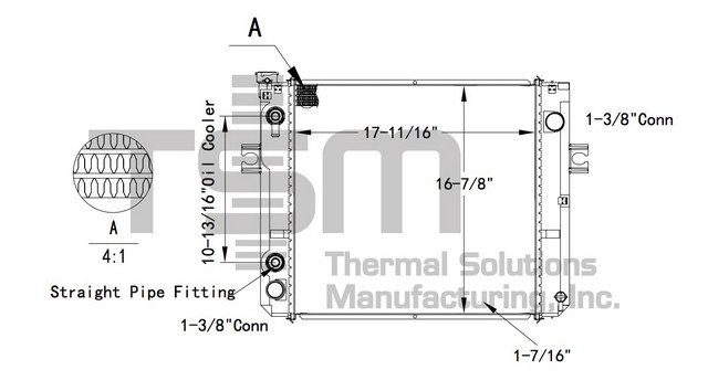 Thermal Solutions Manufacturing 437773 AP / PLASTIC TANK For TCM