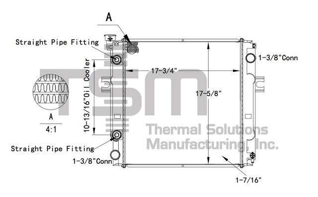Thermal Solutions Manufacturing 437774 AP / PLASTIC TANK For NISSAN
