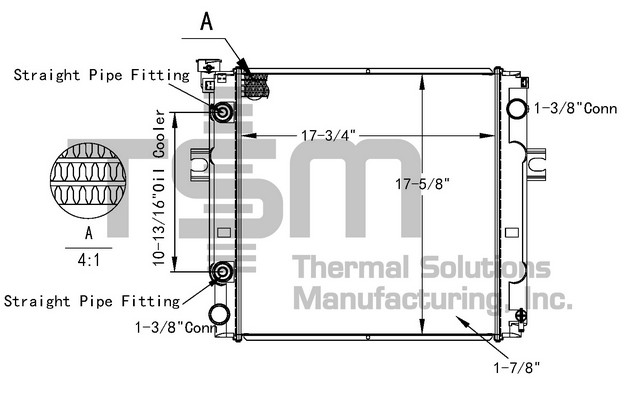 Thermal Solutions Manufacturing 437778 AP / PLASTIC TANK For NISSAN