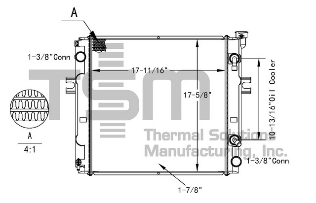 Thermal Solutions Manufacturing 437783 AP / PLASTIC TANK For TOYOTA