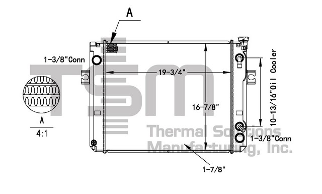 Thermal Solutions Manufacturing 437787 AP / PLASTIC TANK For TOYOTA