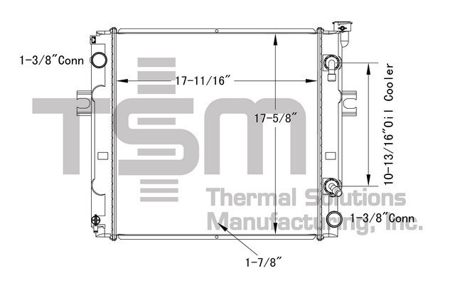 Thermal Solutions Manufacturing 437790 AP / PLASTIC TANK For TOYOTA