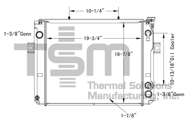 Thermal Solutions Manufacturing 437793 AP / PLASTIC TANK For TOYOTA