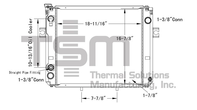 Thermal Solutions Manufacturing 437794 AP / PLASTIC TANK For HYSTER / YALE