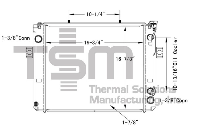 Thermal Solutions Manufacturing 437798 AP / PLASTIC TANK For TOYOTA