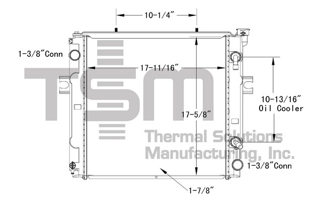 Thermal Solutions Manufacturing 437799 AP / PLASTIC TANK For TOYOTA