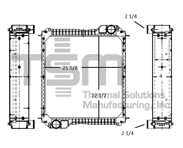 Thermal Solutions Manufacturing 437810 AP / PLASTIC TANK For JCB