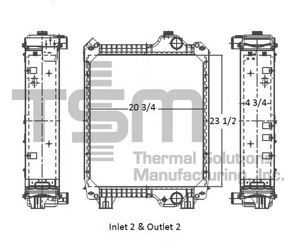 Thermal Solutions Manufacturing 437894 AP / PLASTIC TANK For CASE INTERNATIONAL,FORD / NEW HOLLAND,STEYR