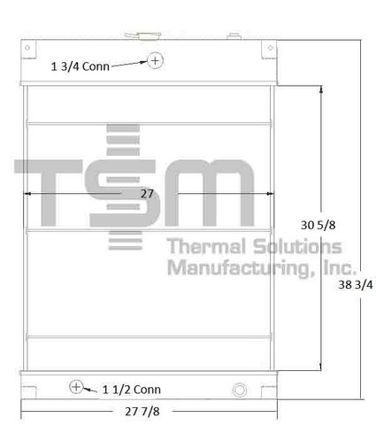 Thermal Solutions Manufacturing 437997 CB / SOLDER ON TANK For ARROW