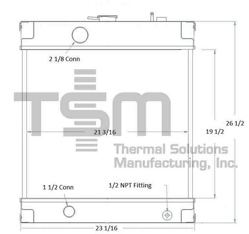 Thermal Solutions Manufacturing 437998 CB / SOLDER ON TANK For ARROW