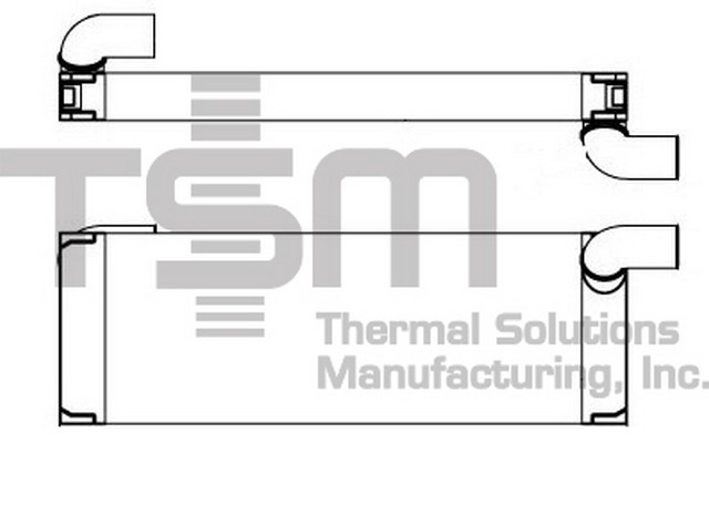 Thermal Solutions Manufacturing 441347 Intercooler For MOTOR COACH INDUSTRIES