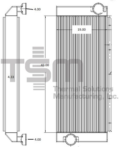 Thermal Solutions Manufacturing 441901 BRAZED For DETROIT DIESEL