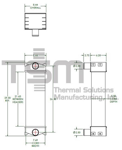 Thermal Solutions Manufacturing 441908 AA / ALUM TANK For CATERPILLAR