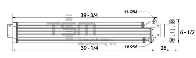 Thermal Solutions Manufacturing 651205 A/C Condenser For MACK