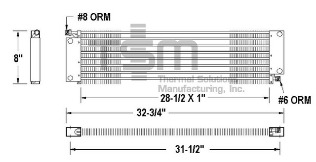 Thermal Solutions Manufacturing 651413 A/C Condenser For PETERBILT