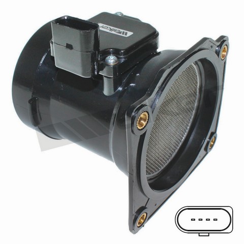 Walker Products 245-1163 Mass Air Flow Sensor For AUDI,VOLKSWAGEN
